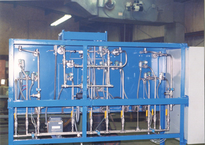 Argon/Hydrogen Gas Flow Panel by Lachance Controls